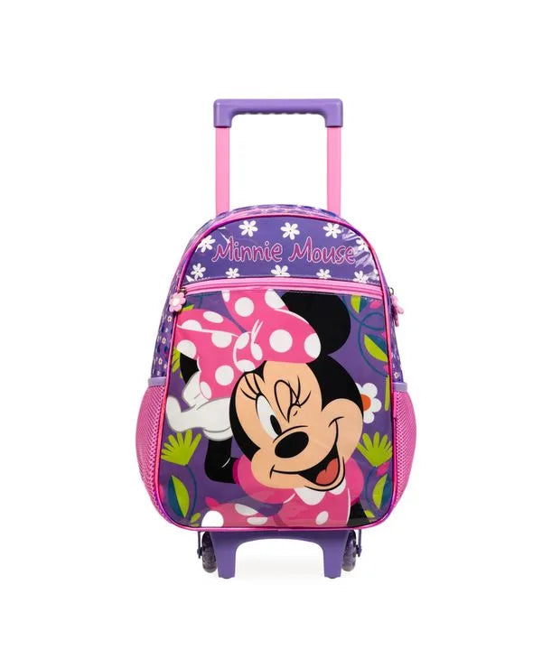 Kit Mochila de Rodinha Minnie + Lancheira Térmica + Estojo