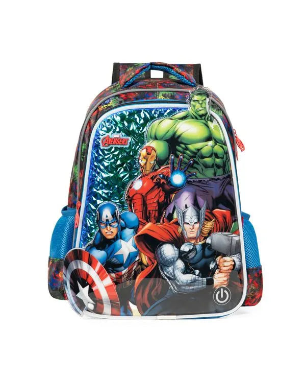 Kit Mochila + Lancheira + Estojo Vingadores