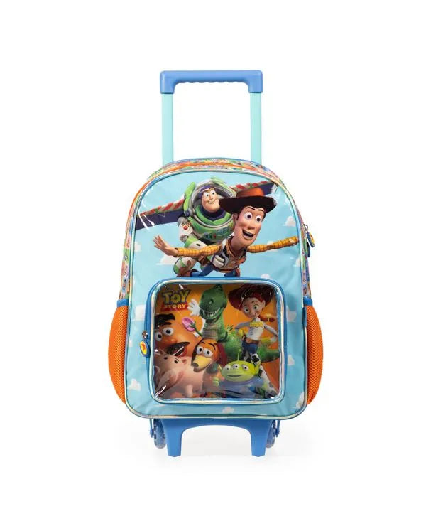 Kit Mochila de Rodinha e Estojo Infantil Toy Story