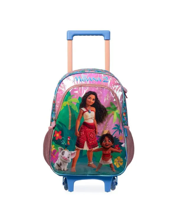 Kit Mochila de Rodinha Moana + Lancheira Térmica + Estojo