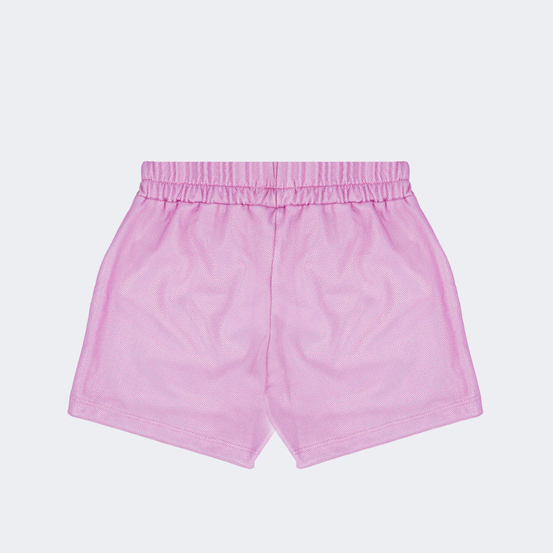 Short Saia Infantil Pampili em Tule Rosa Neon Luz