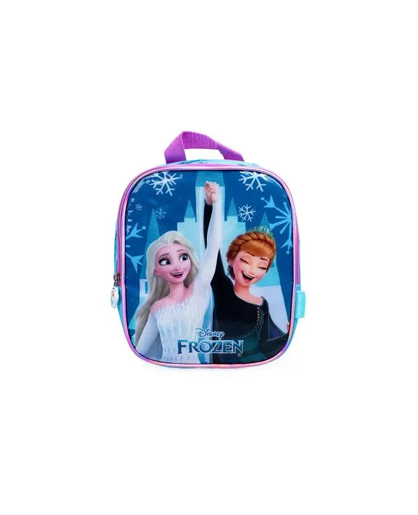 Kit Mochila Escolar Com Rodinhas Frozen + Lancheira e Estojo