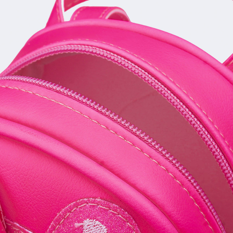 Mochila Infantil Pampili Ursinha Pink Fluor