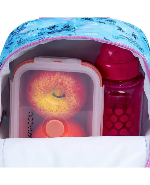 Kit Mochila Escolar Com Rodinhas Frozen + Lancheira e Estojo