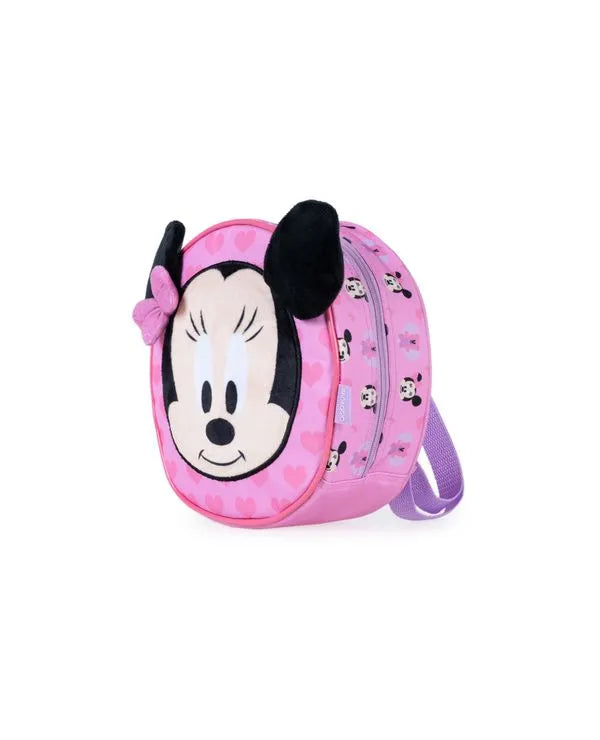 Kit Mochila Escolar Minnie Baby com Rodinhas + Lancheira