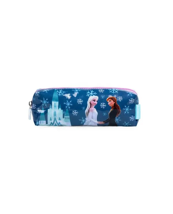 Kit Mochila Escolar Com Rodinhas Frozen + Lancheira e Estojo