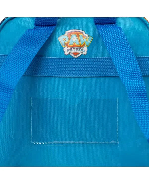 Kit Mochila de Rodinha + Lancheira Térmica + Estojo-  Patrulha Canina Chase e Equipe Azul