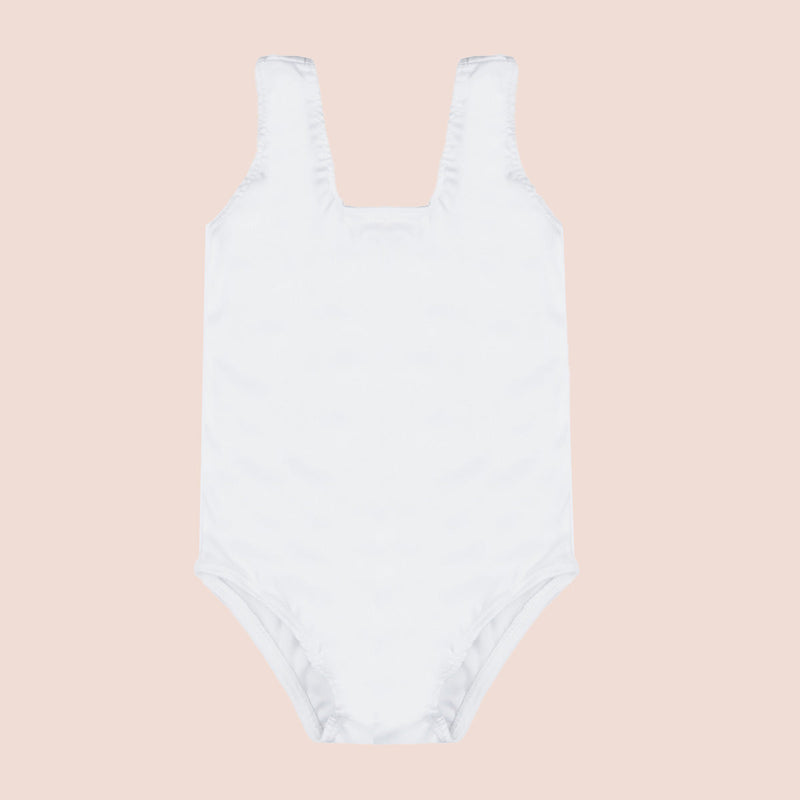 Maiô Collant Infantil Pampili Branco