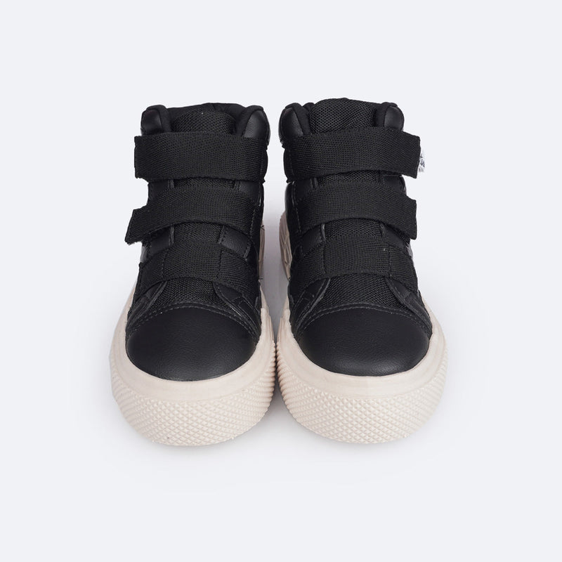 Tênis Cano Médio Feminino Tweenie Space Matelassê Comfy Preto