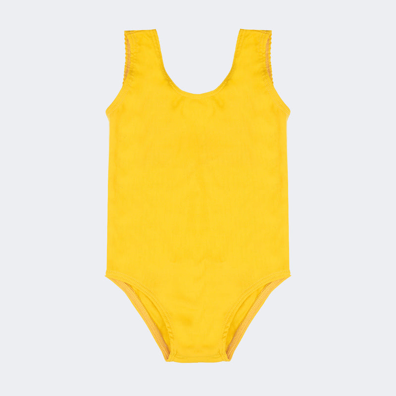 Maiô Collant Infantil Pampili Amarelo