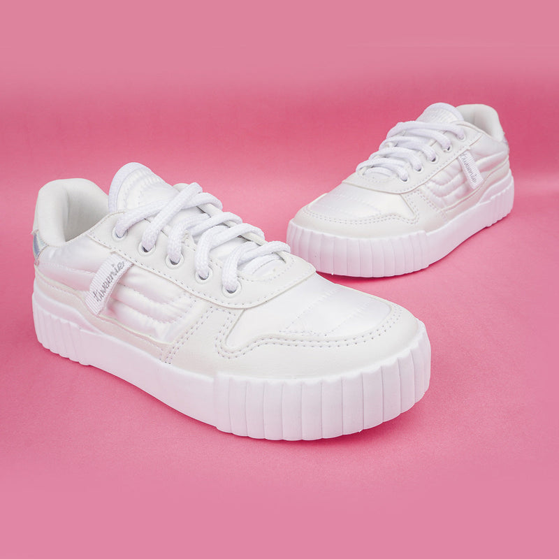 Tênis Feminino Tweenie Liriah Matelassê Comfy Branco