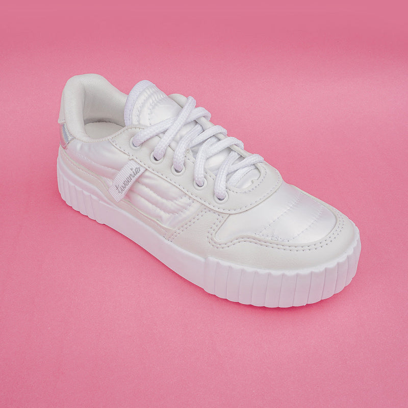 Tênis Feminino Tweenie Liriah Matelassê Comfy Branco