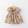 Vestido infantil floral