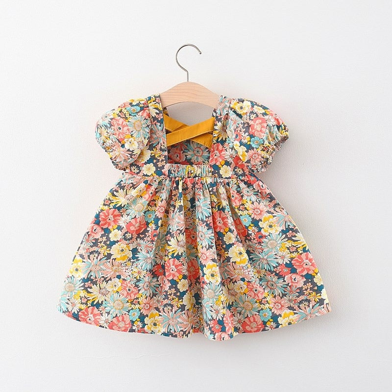 Vestido infantil floral