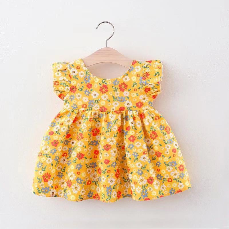 Vestido infantil floral