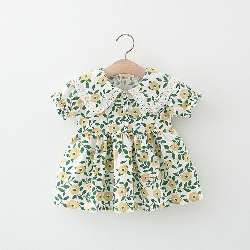 Vestido infantil floral