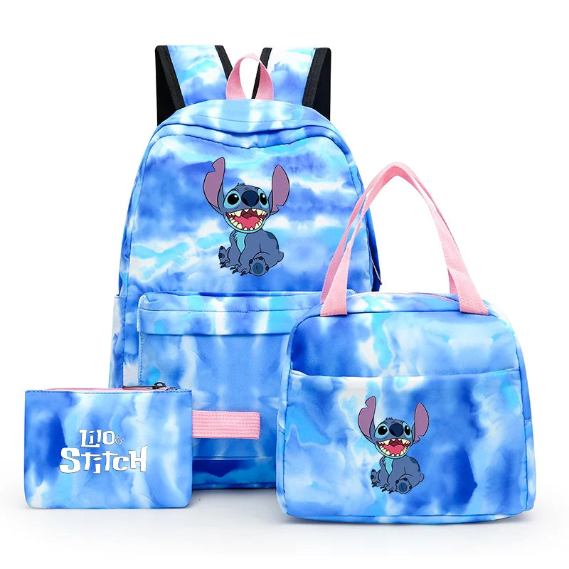 Kit Escolar Mochila e Lancheira - Lilo e Stitch