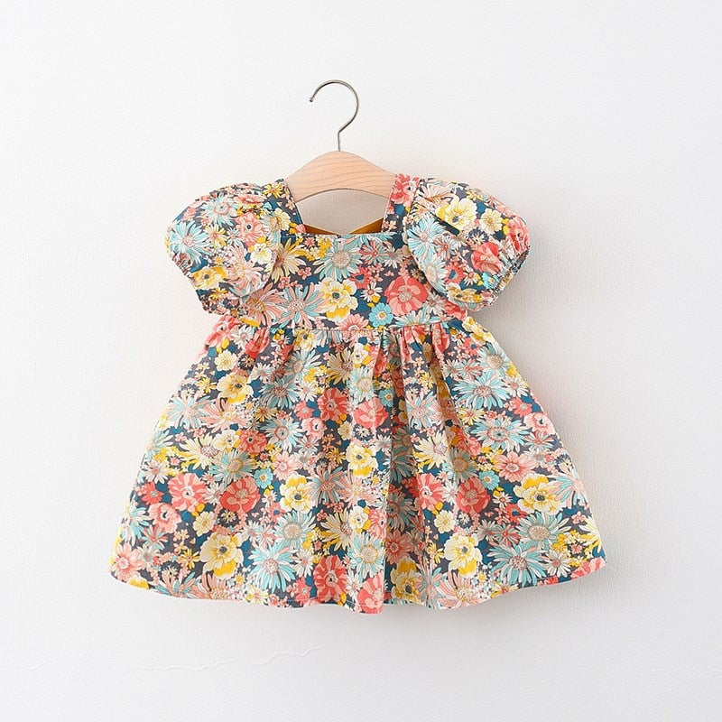 Vestido infantil floral