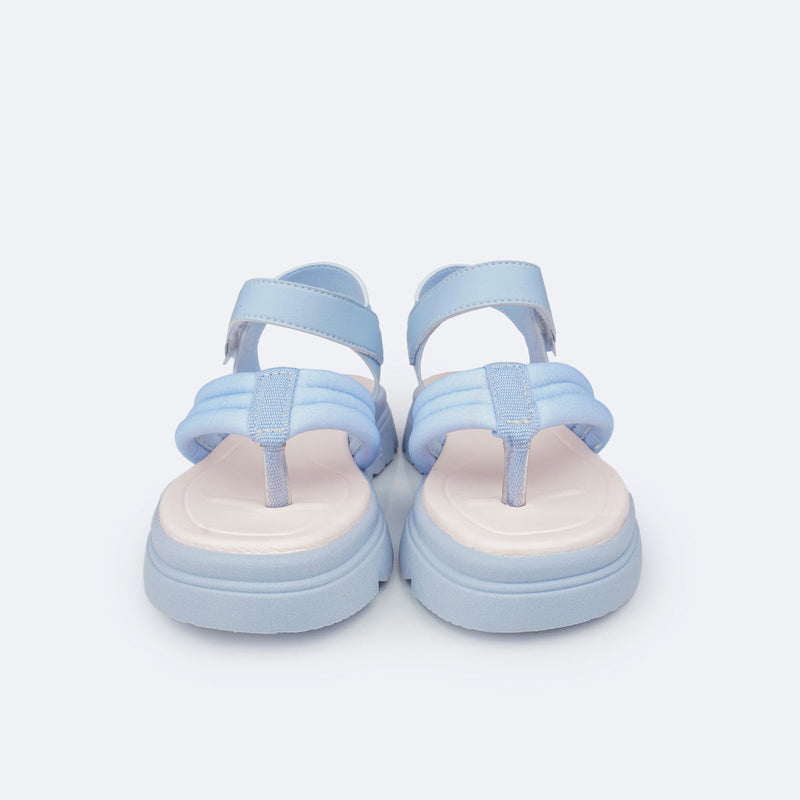 Sandália Papete Infantil Pampili Day Comfy Azul Sky