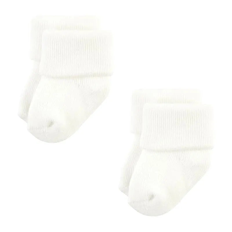 Baby Vision - Terry Socks 8Pk, Solid Beige/Brown