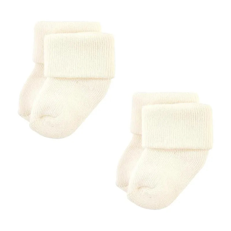 Baby Vision - Terry Socks 8Pk, Solid Beige/Brown