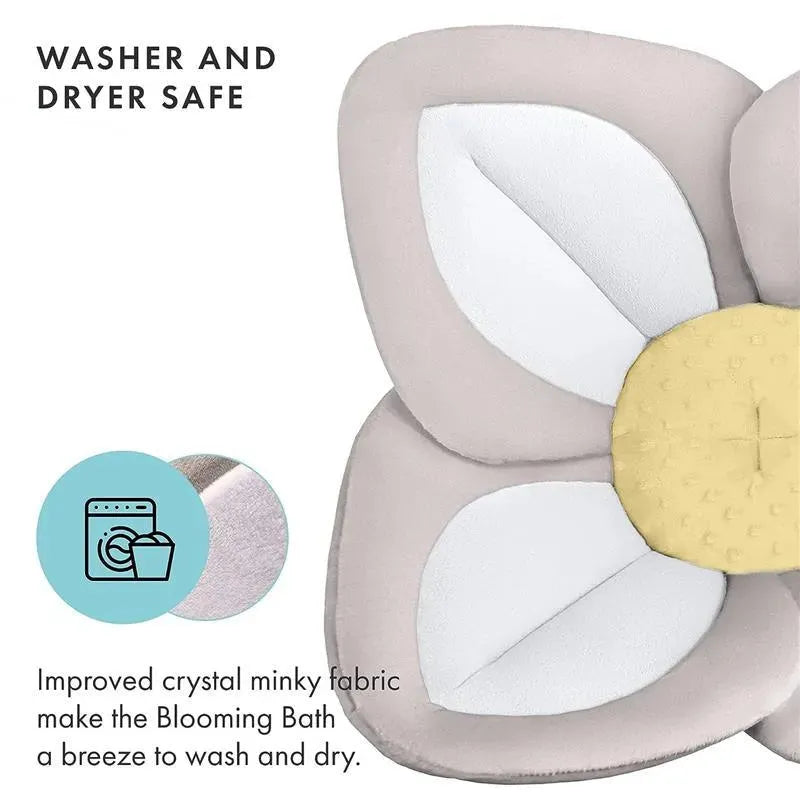 Blooming Bath - Tapete de banho com flor de lótus, almofada para pia, argila