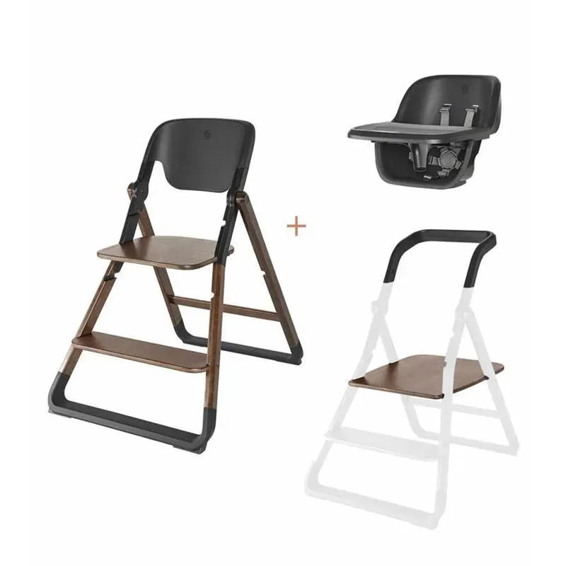 Ergobaby - Evolve High Chair, Dark Wood (Peça auxiliar de cozinha é vendida separadamente)