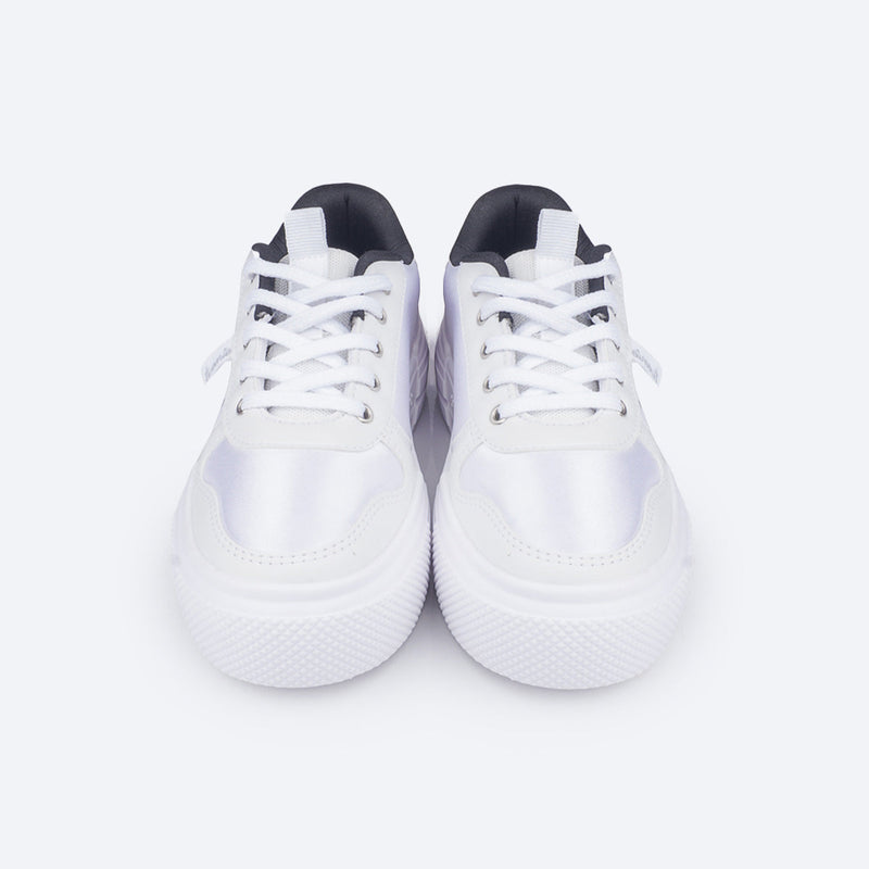 Tênis Feminino Tweenie Space Tachas Espelhadas Branco