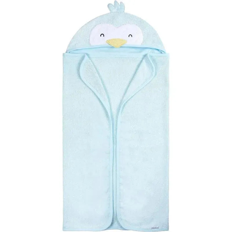 Gerber - Toalha de banho e panos de banho com capuz para bebê, pinguim