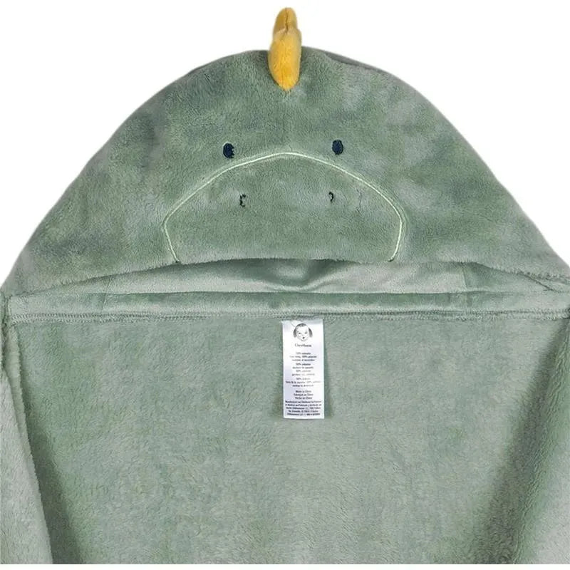 Roupa de cama Gerber - 2 peças de cobertor de segurança e conjunto de cobertor com capuz, Boy Dino Time