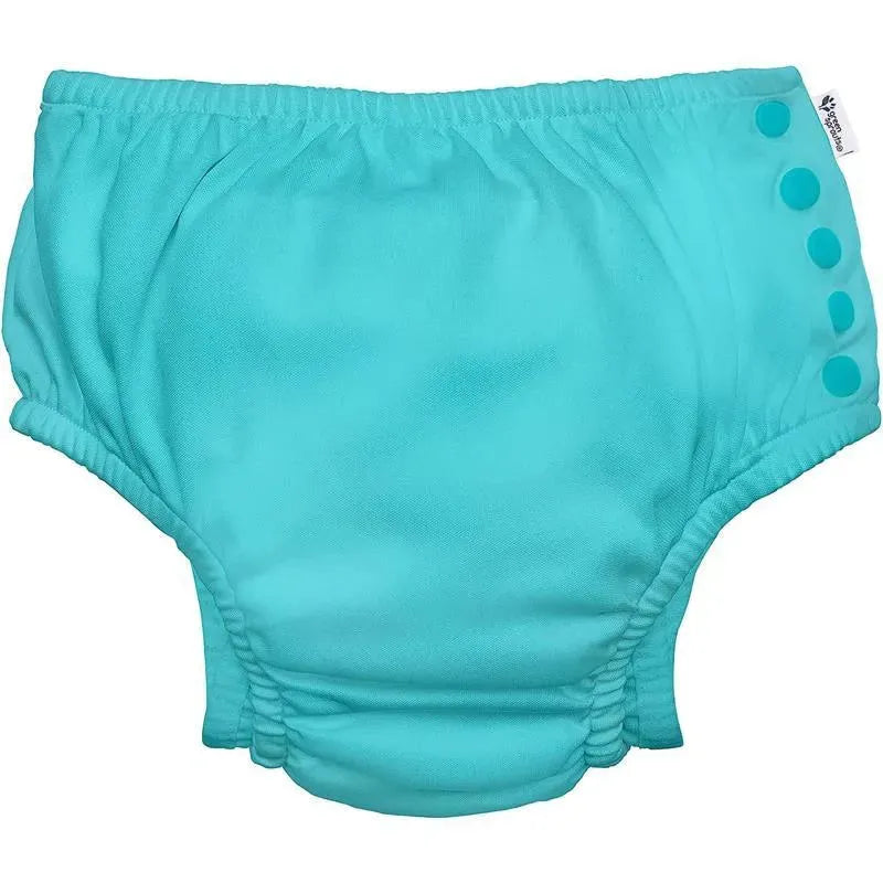 Green Sprouts - Fralda Reutilizável Eco Snap Swim, Aqua