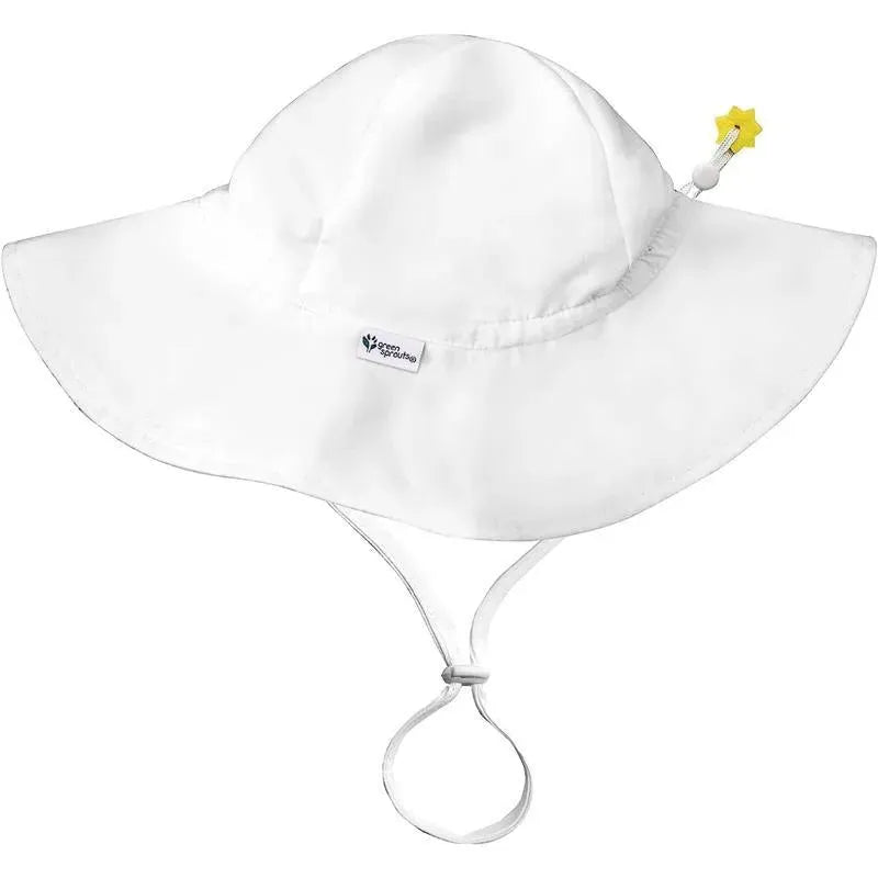 Green Sprouts - Upf50+ Eco Brim Hat, Branco