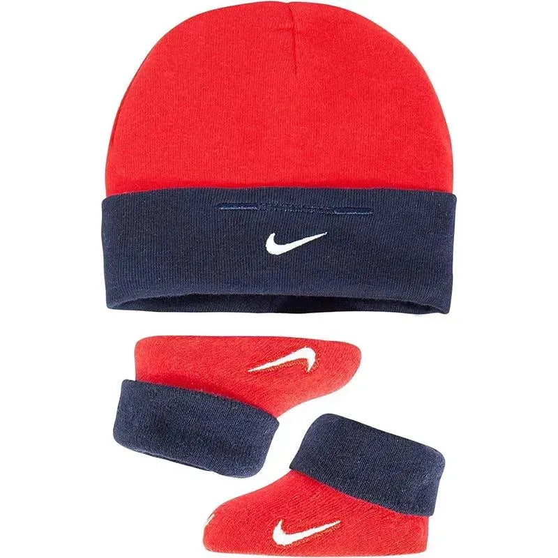 Haddad - Nike Simple Swoosh Hat &amp; Bootie Meias Vermelho/Azul