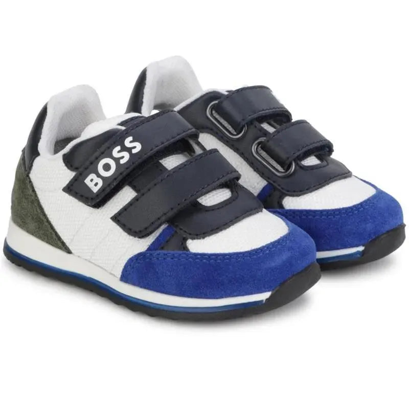 Tênis Hugo Boss Baby - Menino Camurça, Branco