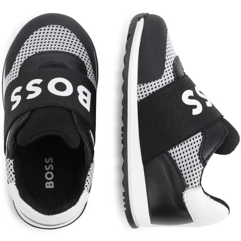 Tênis Hugo Boss Baby - Mesh Logo, Preto