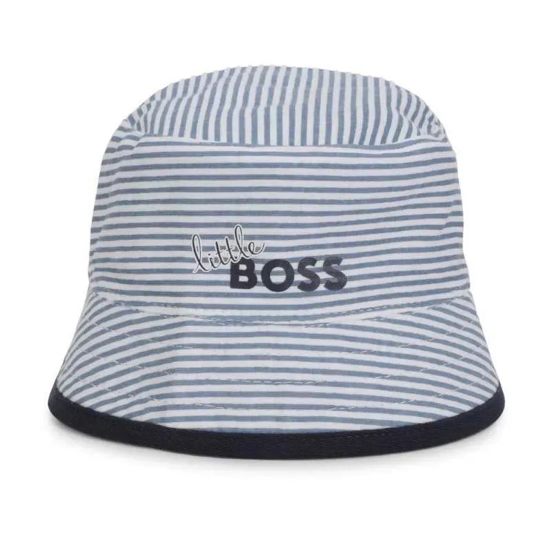 Hugo Boss Baby - Chapéu Bucket Reversível, Branco