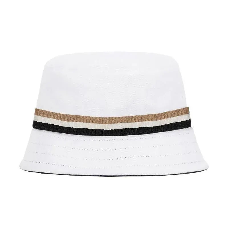 Hugo Boss Baby - Chapéu Bucket de algodão reversível, azul marinho