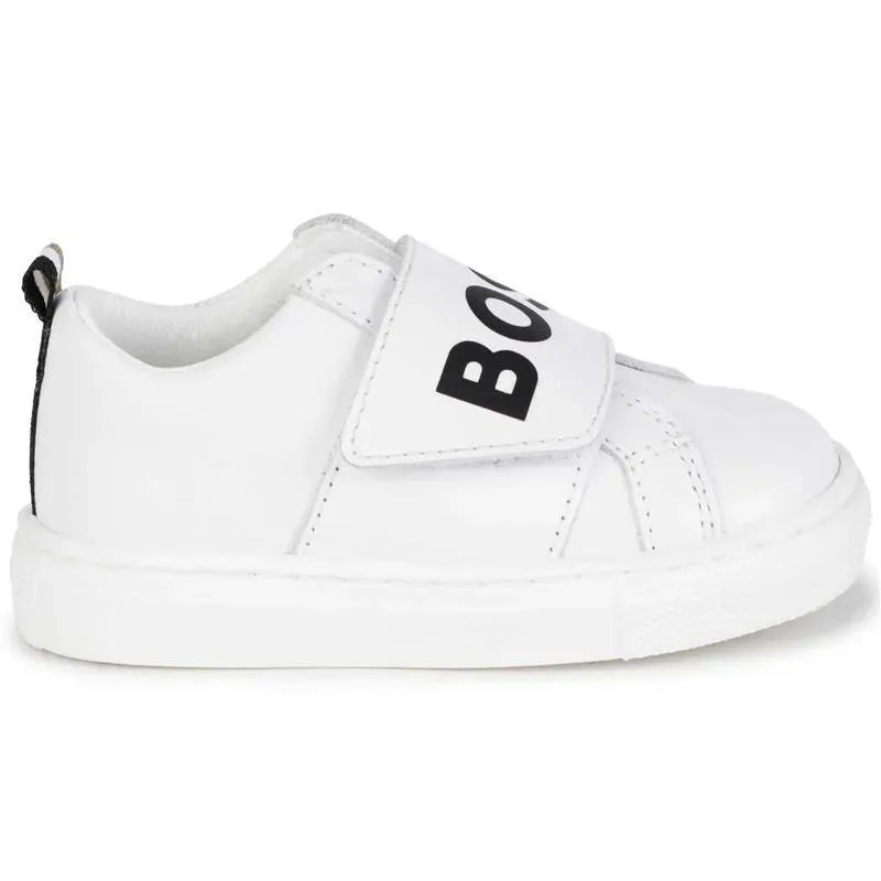 Tênis Hugo Boss Baby - Velcro Baixo, Branco