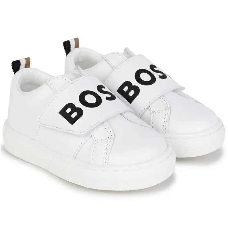 Tênis Hugo Boss Baby - Velcro Baixo, Branco