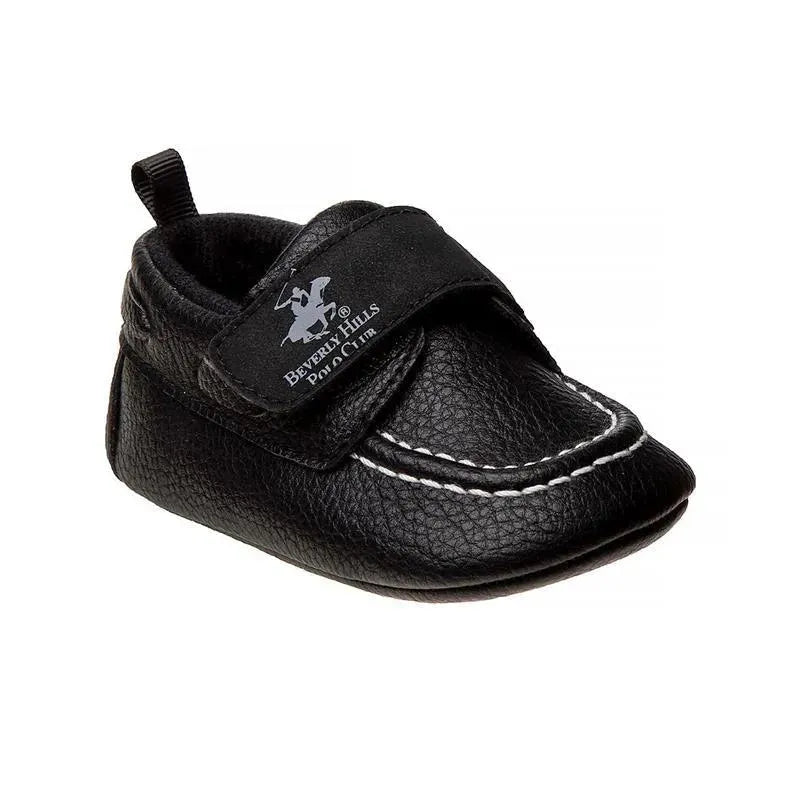 Josmo - Beverly Hills Polo Club Black Logo Loafer Meninos, Preto