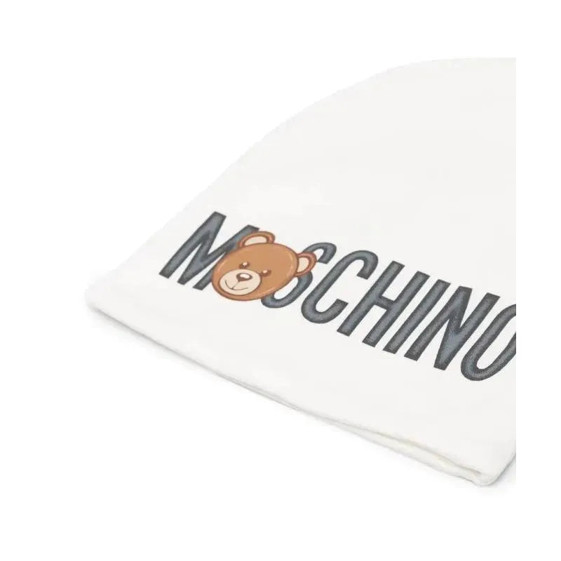 Moschino Baby - Chapéu com grande estampa, cinza