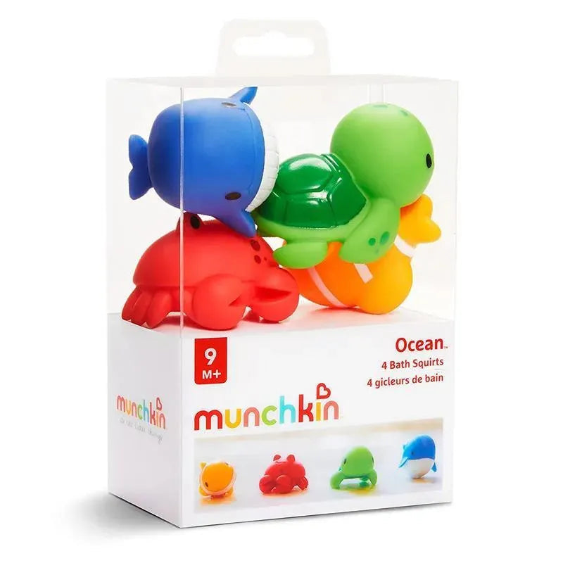 Munchkin - Brinquedo de banho para bebê 4Pk Ocean Squirts