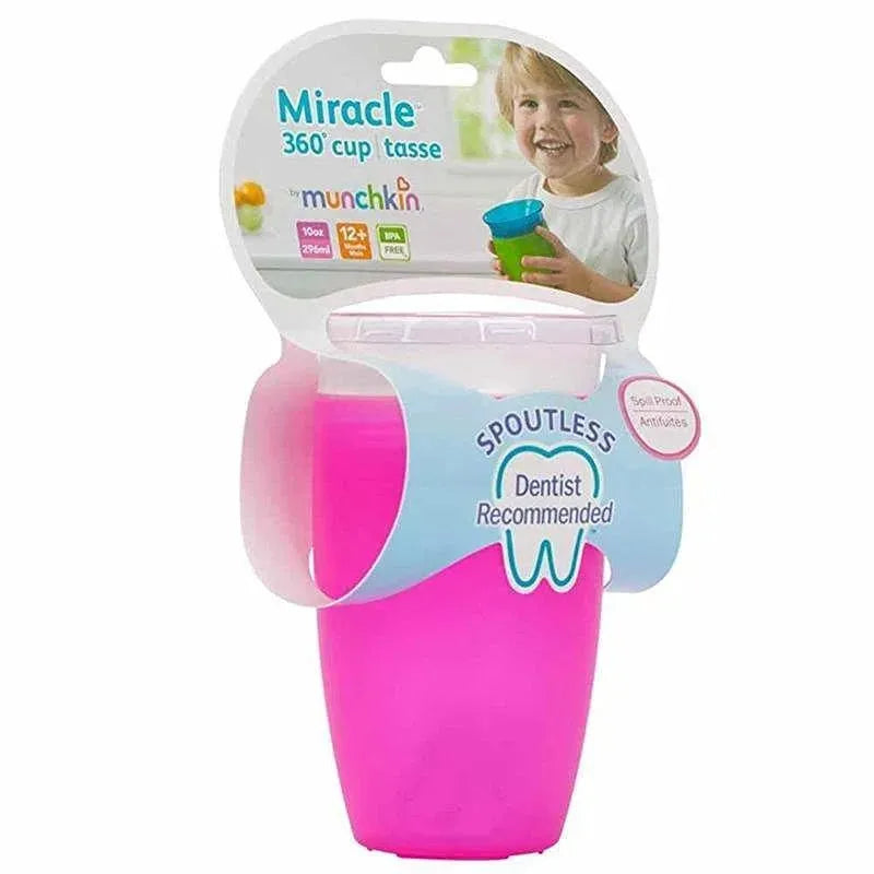 Munchkin Fall 10 oz Miracle 360° Sippy Cup Pacote com 1, Variedade