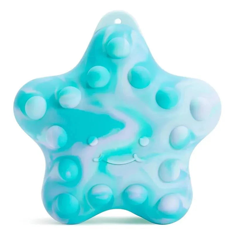 Munchkin - Brinquedo de banho Pop Squish Popping - Espremível sem mofo Sensorial Baby Fidget Starfish