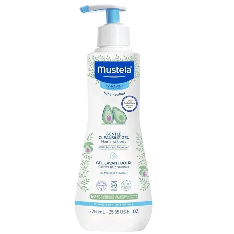 Mustela - Gel de Limpeza Suave Bebé, 750ml