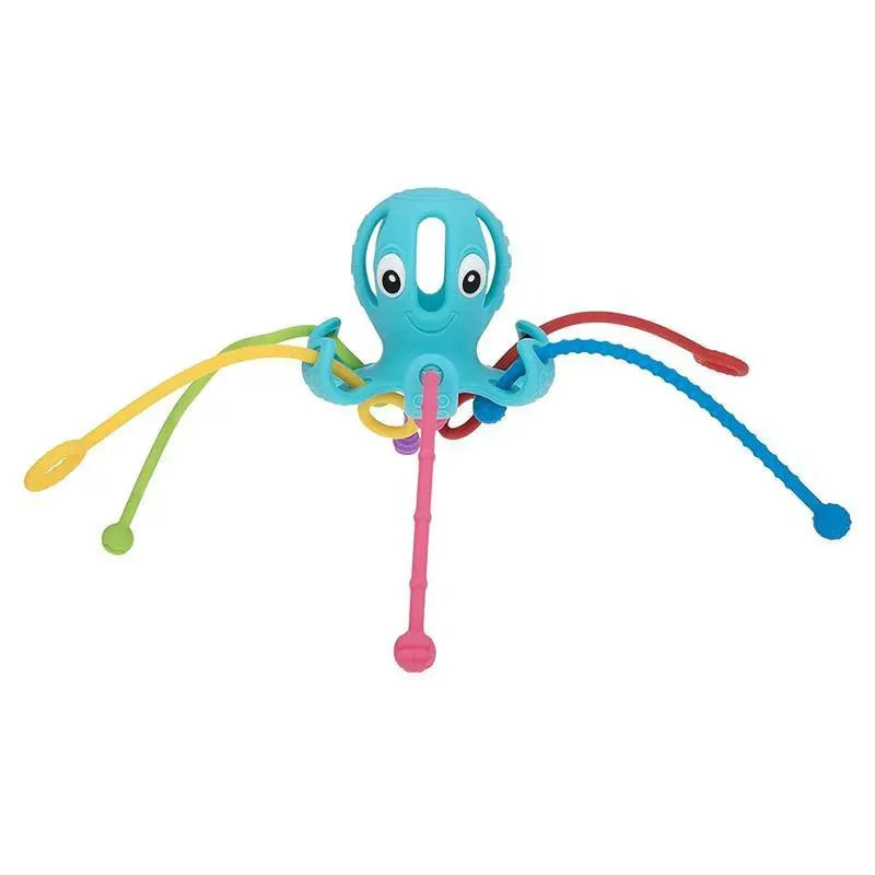 Nuby - Brinquedo interativo polvo 100% silicone com cordão