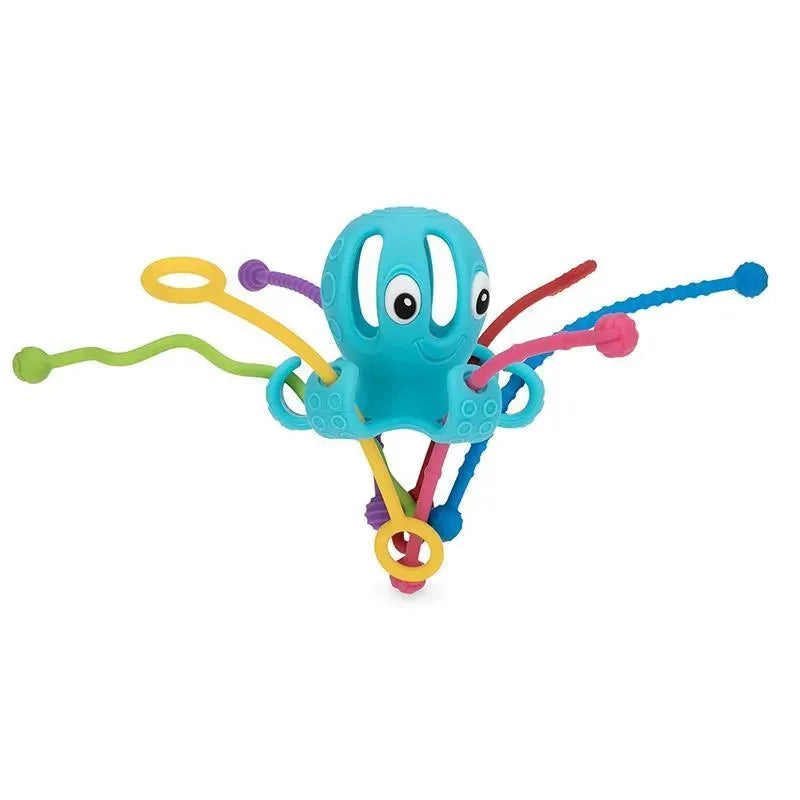 Nuby - Brinquedo interativo polvo 100% silicone com cordão