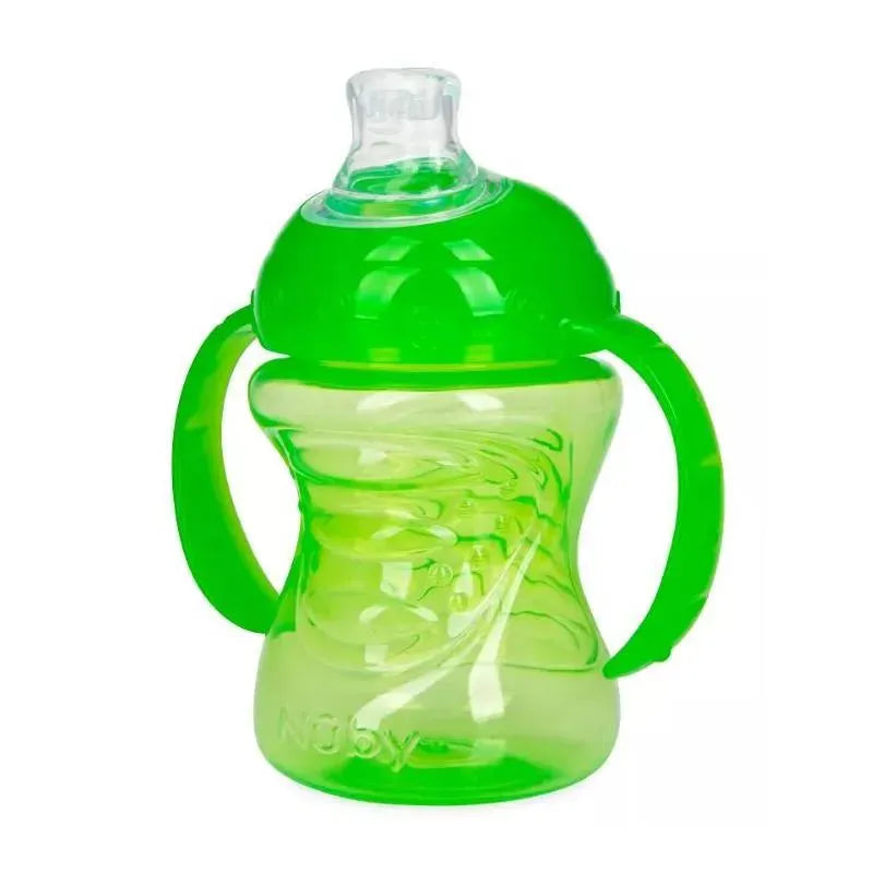 Nuby - No Spill Super Spout Trainer Cup 8 Oz, Verde Brilhante