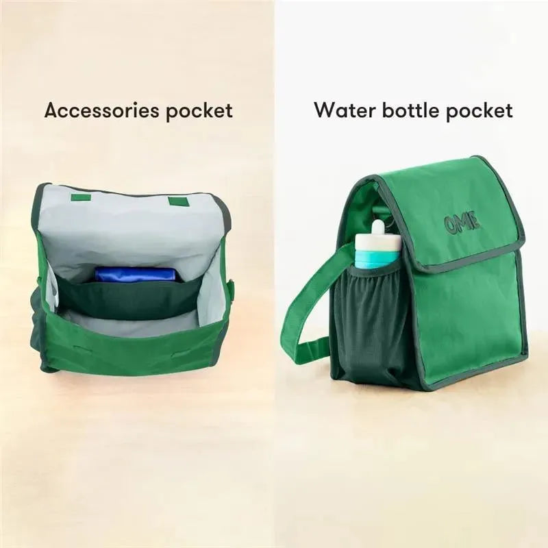 OmieBox - Bolsa de almoço de nylon isolada Omie, verde