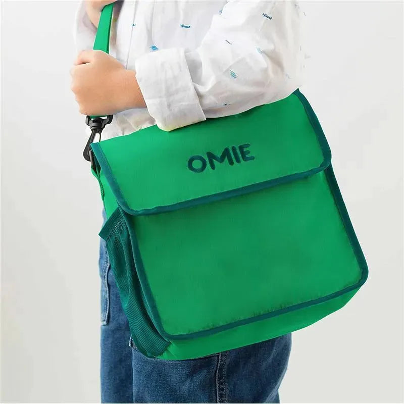 OmieBox - Bolsa de almoço de nylon isolada Omie, verde